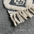 Custom Modern Geometric Cotton Woven Rug